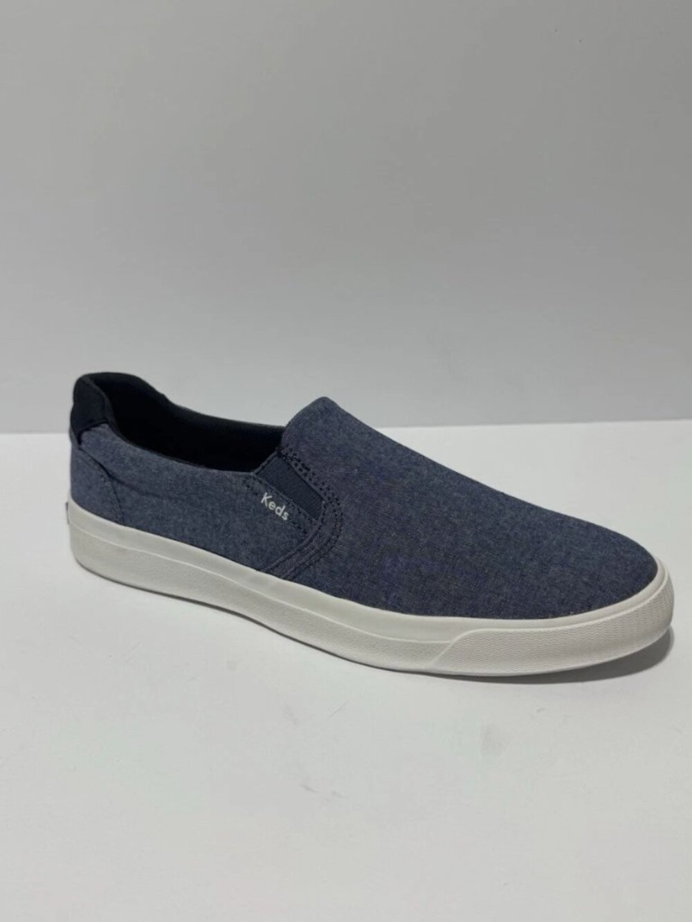 Keds Womens Pursuit Slip On Sneakers Navy Size 8.5W
